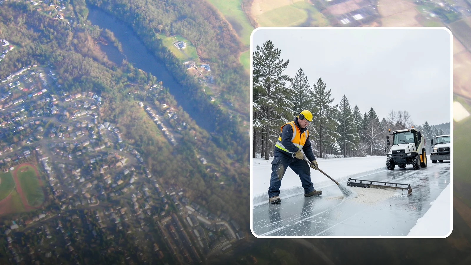 Pretreatment Services in Algona, King County, WA - Pretreatment services lay down deicer before a freeze so ice never gets a chance to bond to your pavement.