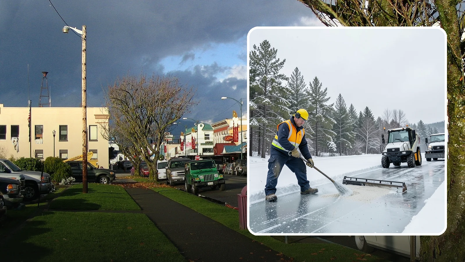 Pretreatment Services in Arlington, Snohomish County, WA - Pretreatment services lay down deicer before a freeze so ice never gets a chance to bond to your pavement.