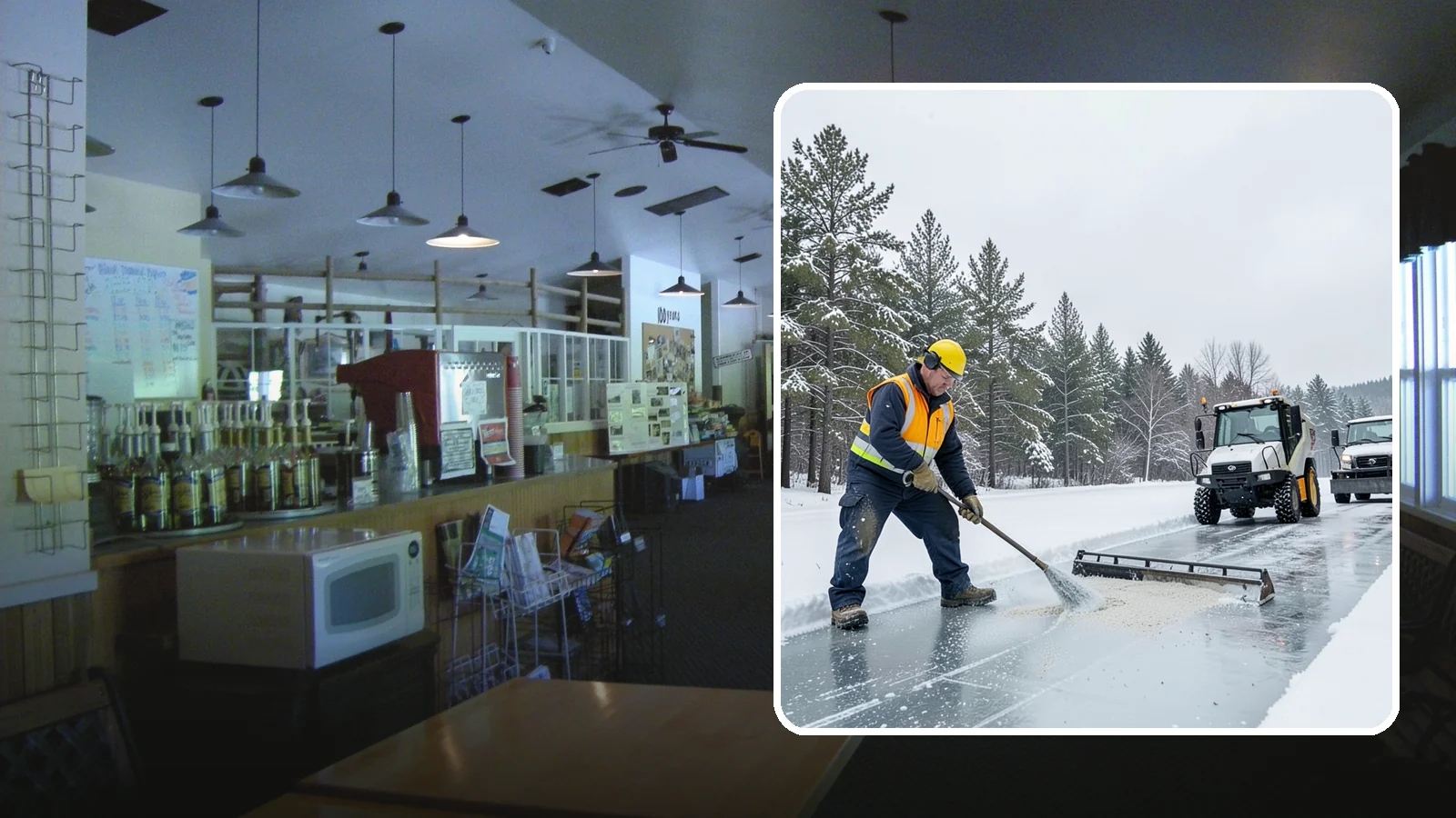 Pretreatment Services in Black Diamond, King County, WA - Pretreatment services lay down deicer before a freeze so ice never gets a chance to bond to your pavement.