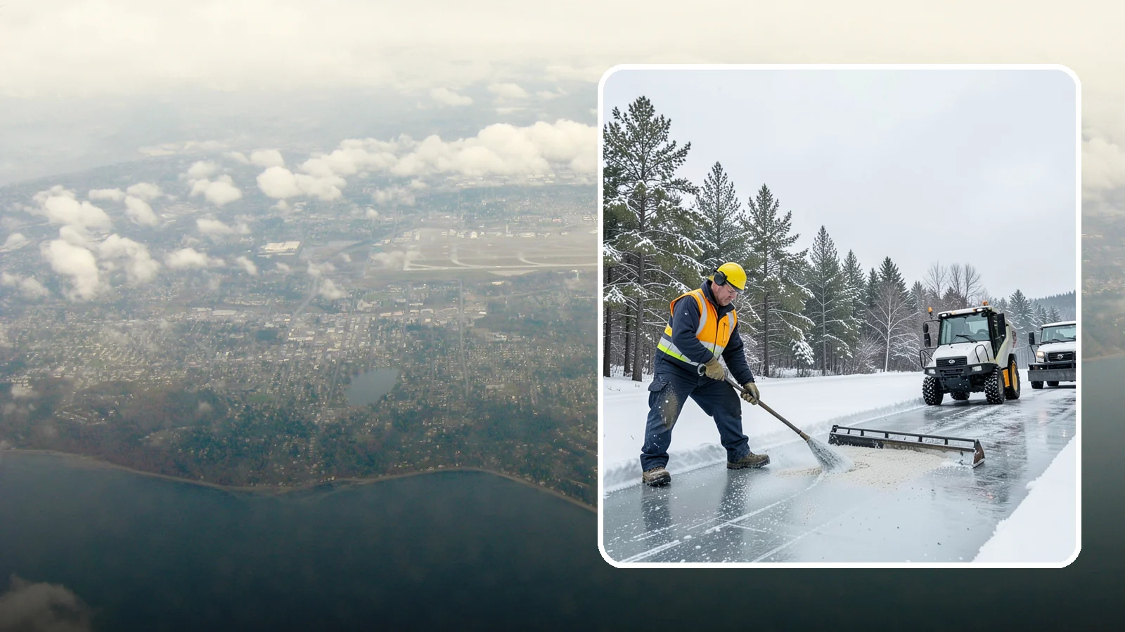 Pretreatment Services in Burien, King County, WA - Pretreatment services lay down deicer before a freeze so ice never gets a chance to bond to your pavement.