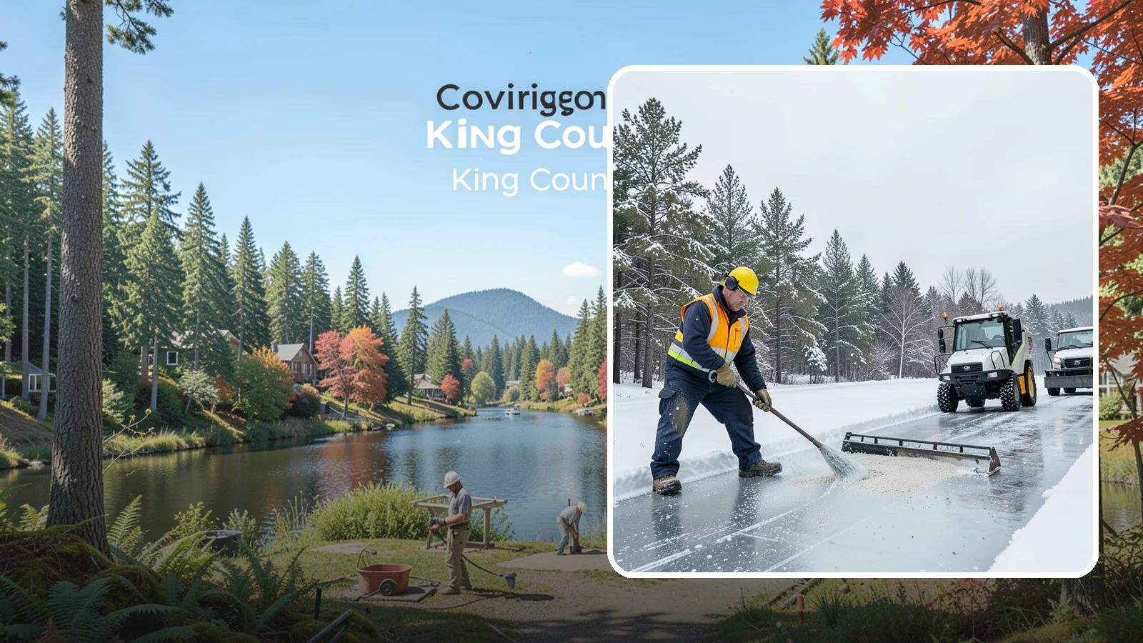 Pretreatment Services in Covington, King County, WA - Pretreatment services lay down deicer before a freeze so ice never gets a chance to bond to your pavement.