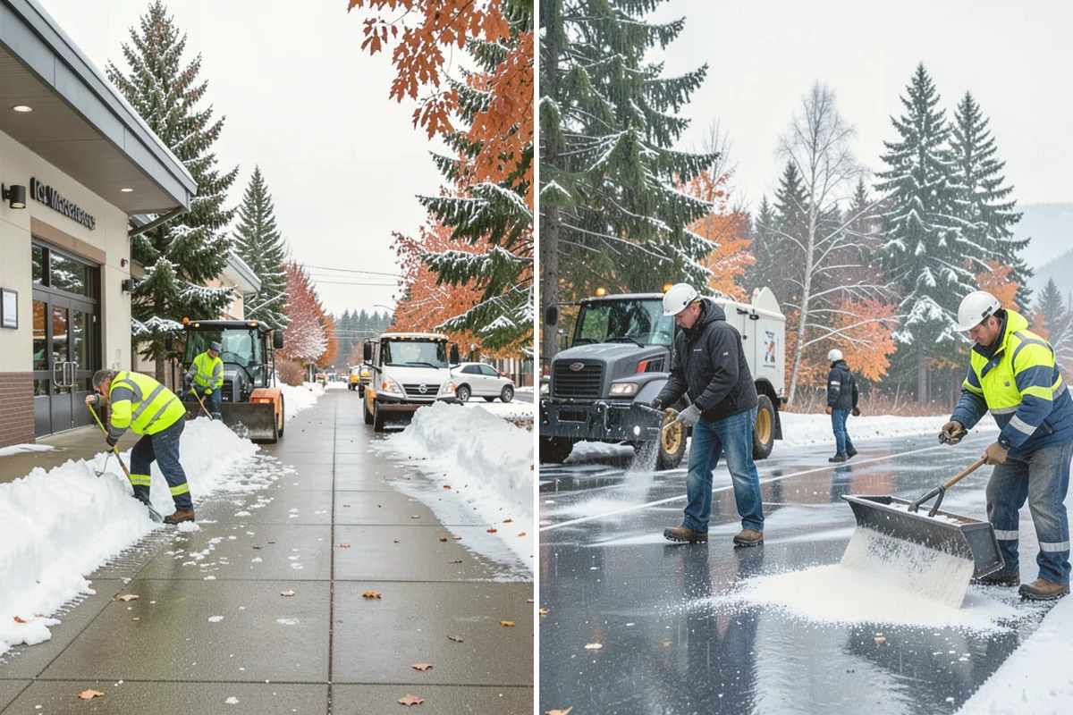 Pretreatment Services in Eatonville, Pierce County, WA - Monitor forecasts for the rain-to-freeze transition