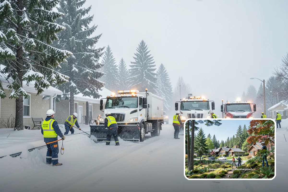 Pretreatment Services in Edgewood, Pierce County, WA - Stops ice from bonding to pavement in the first place