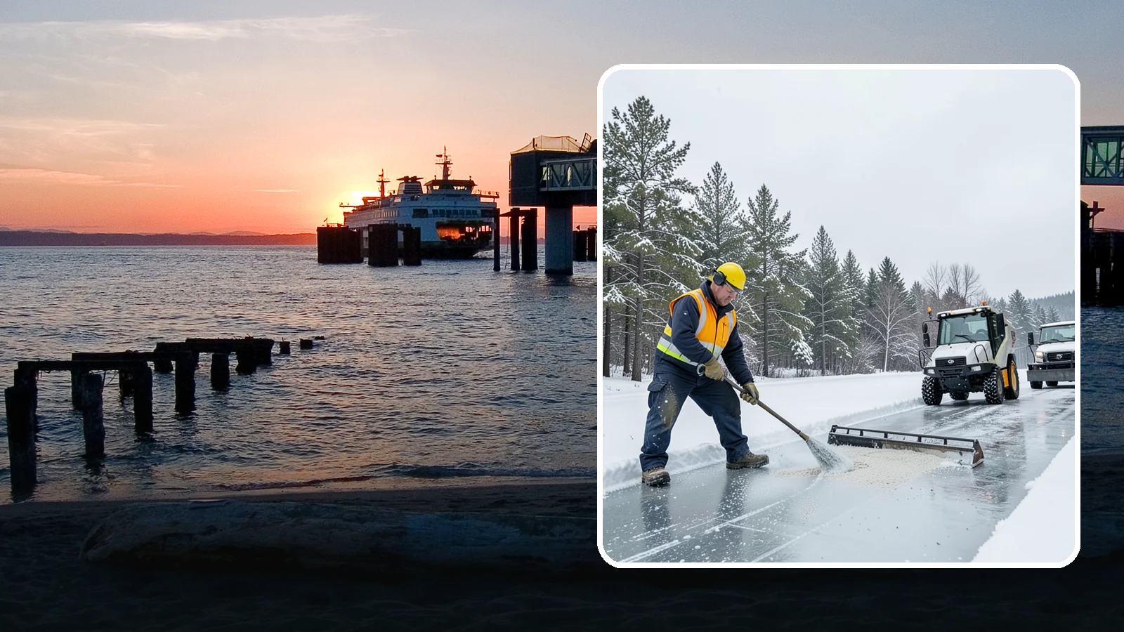 Pretreatment Services in Edmonds, Snohomish County, WA - Pretreatment services lay down deicer before a freeze so ice never gets a chance to bond to your pavement.