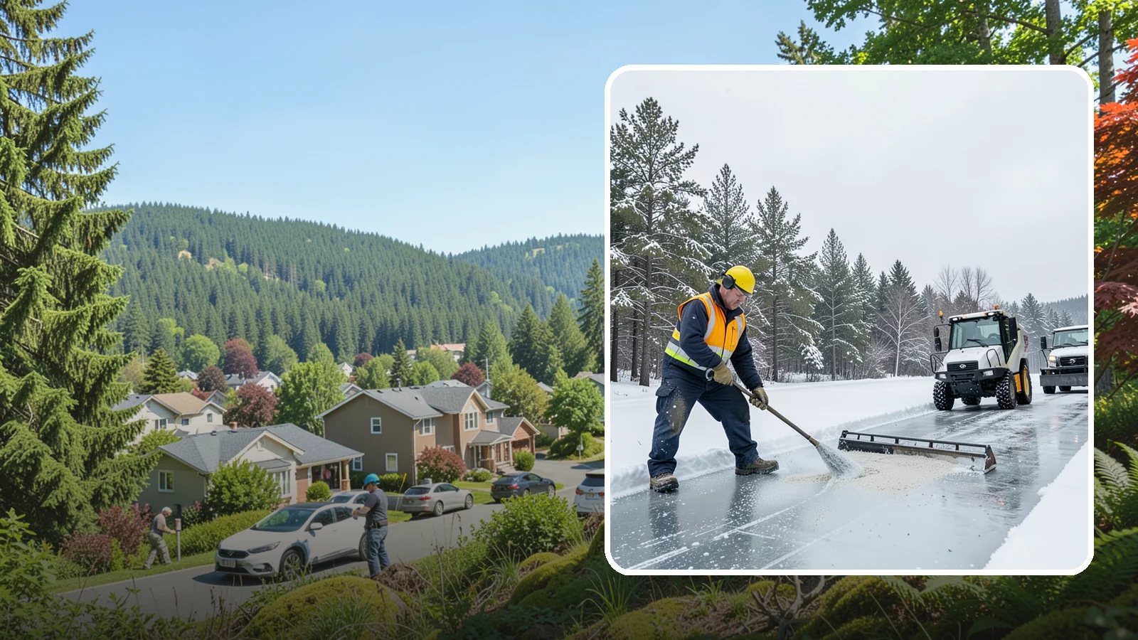 Pretreatment Services in Index, Snohomish County, WA - Pretreatment services lay down deicer before a freeze so ice never gets a chance to bond to your pavement.