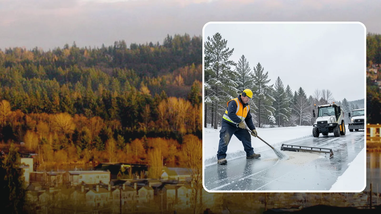 Pretreatment Services in Kenmore, King County, WA - Pretreatment services lay down deicer before a freeze so ice never gets a chance to bond to your pavement.