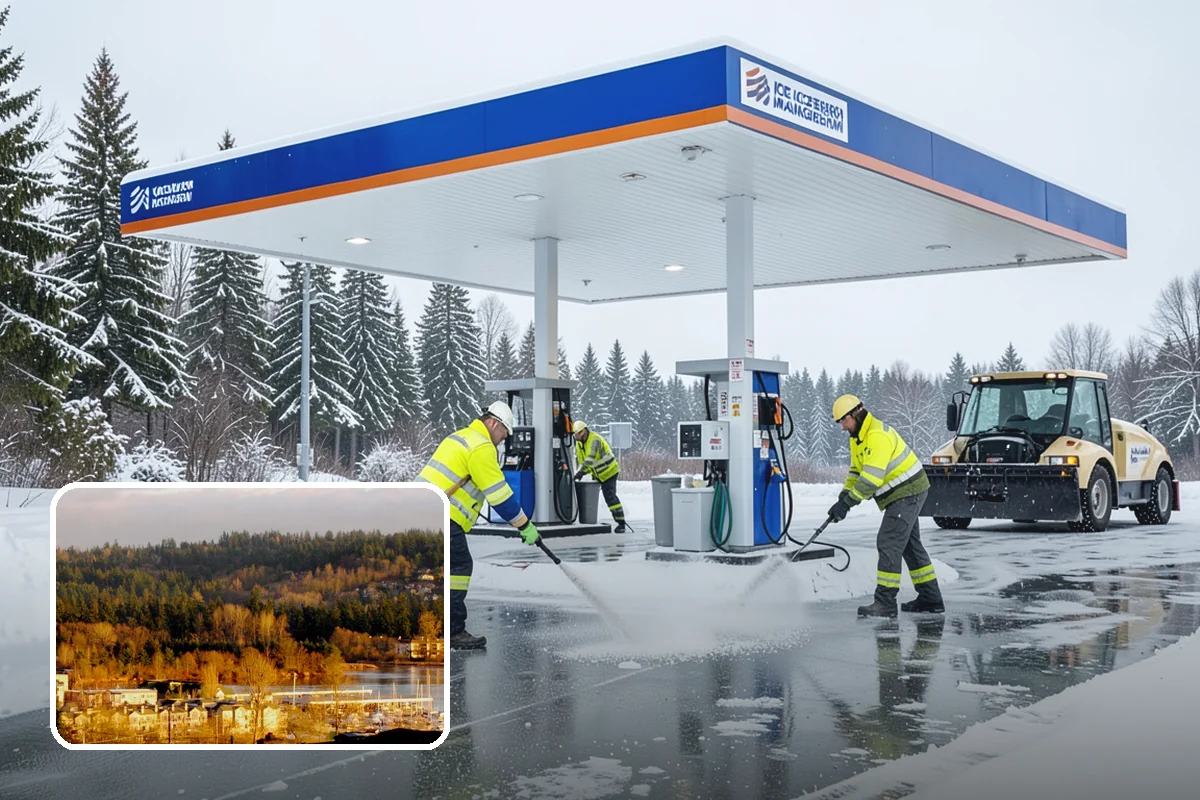Pretreatment Services in Kenmore, King County, WA - Stops ice from bonding to pavement in the first place