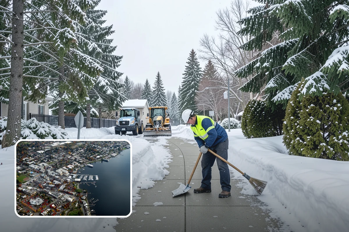 Pretreatment Services in Kirkland, King County, WA - Stops ice from bonding to pavement in the first place