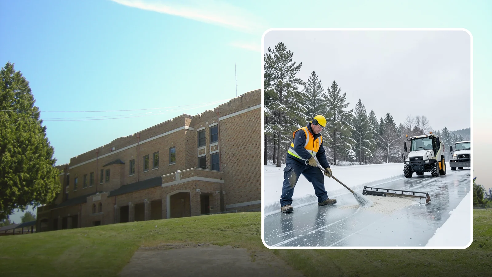 Pretreatment Services in Maple Valley, King County, WA - Pretreatment services lay down deicer before a freeze so ice never gets a chance to bond to your pavement.