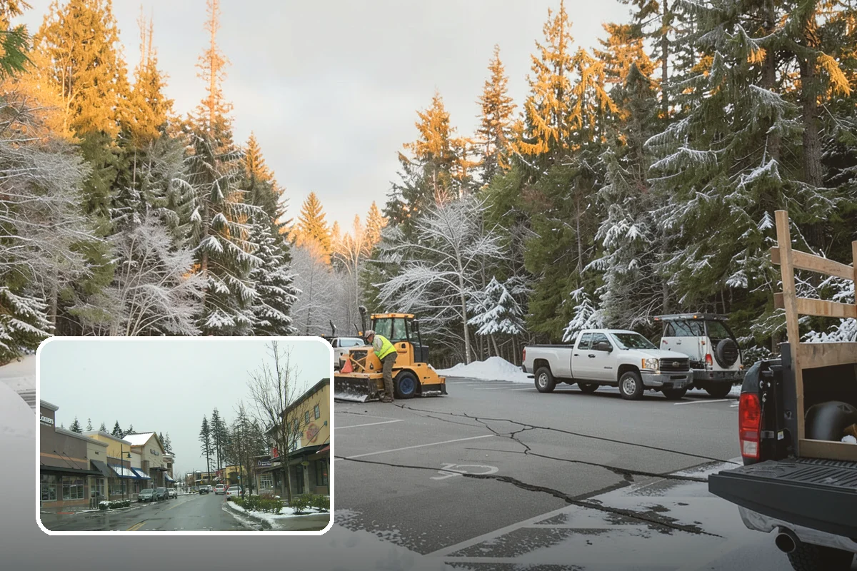Pretreatment Services in Mill Creek, Snohomish County, WA - Stops ice from bonding to pavement in the first place