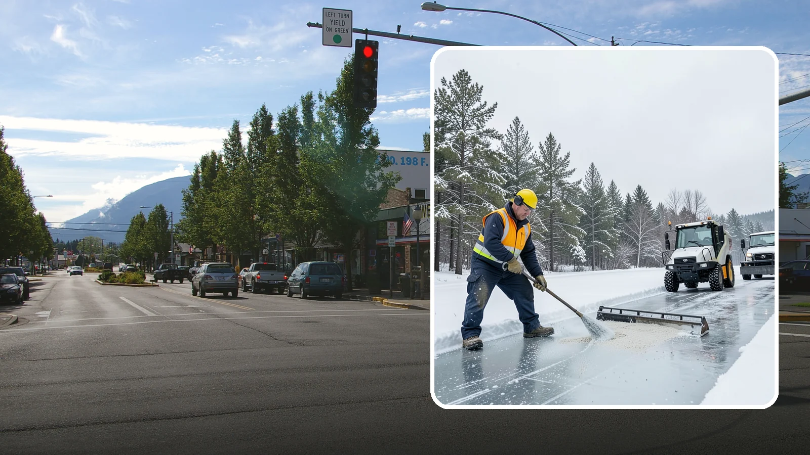 Pretreatment Services in North Bend, King County, WA - Pretreatment services lay down deicer before a freeze so ice never gets a chance to bond to your pavement.