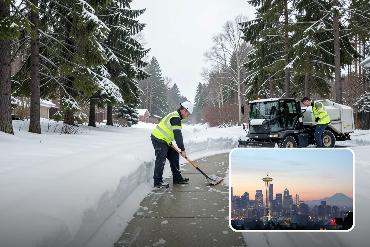Pretreatment Services in Seattle, King County, WA - Stops ice from bonding to pavement in the first place