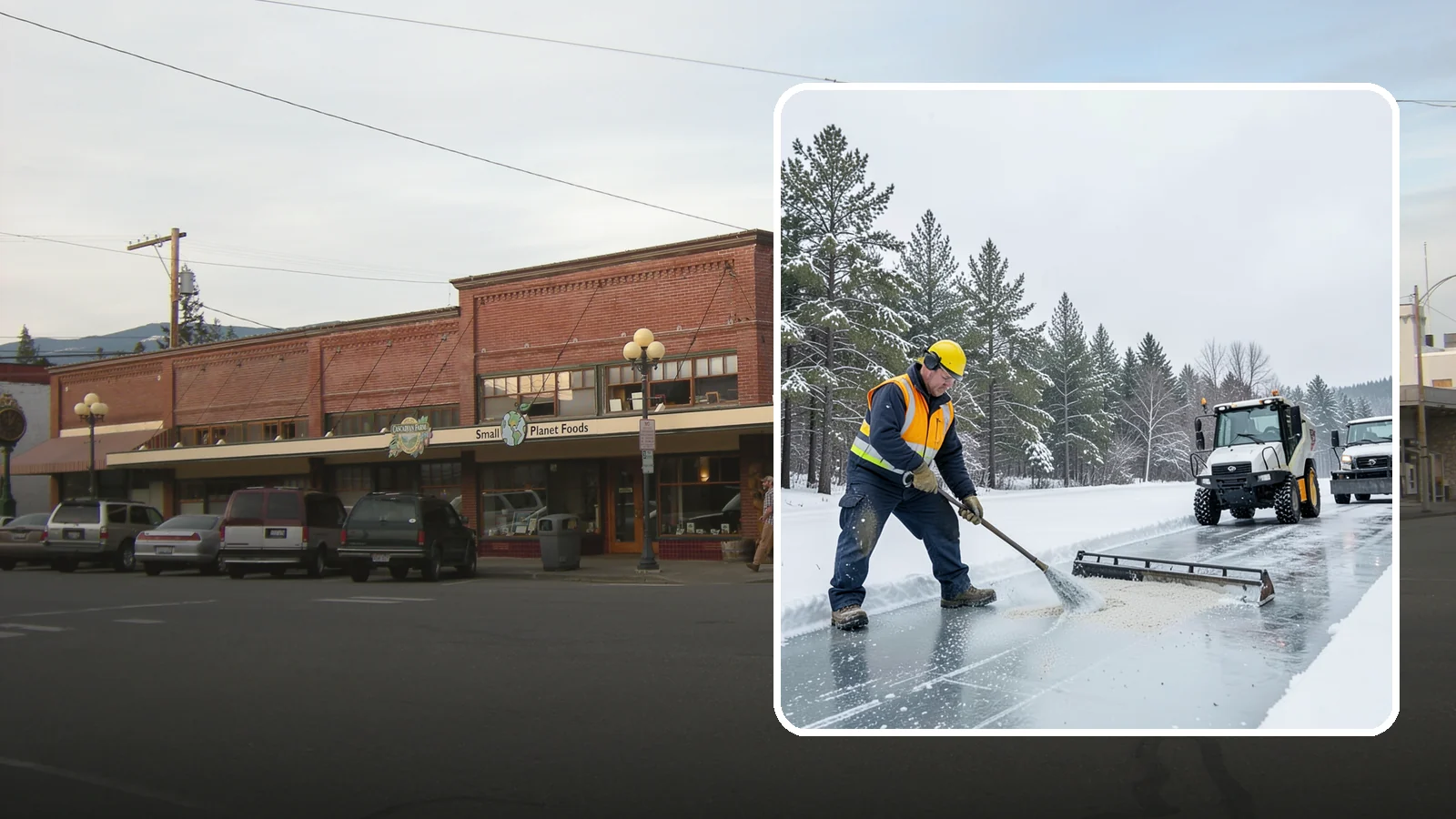 Pretreatment Services in Sedro-Woolley, Skagit County, WA - Pretreatment services lay down deicer before a freeze so ice never gets a chance to bond to your pavement.