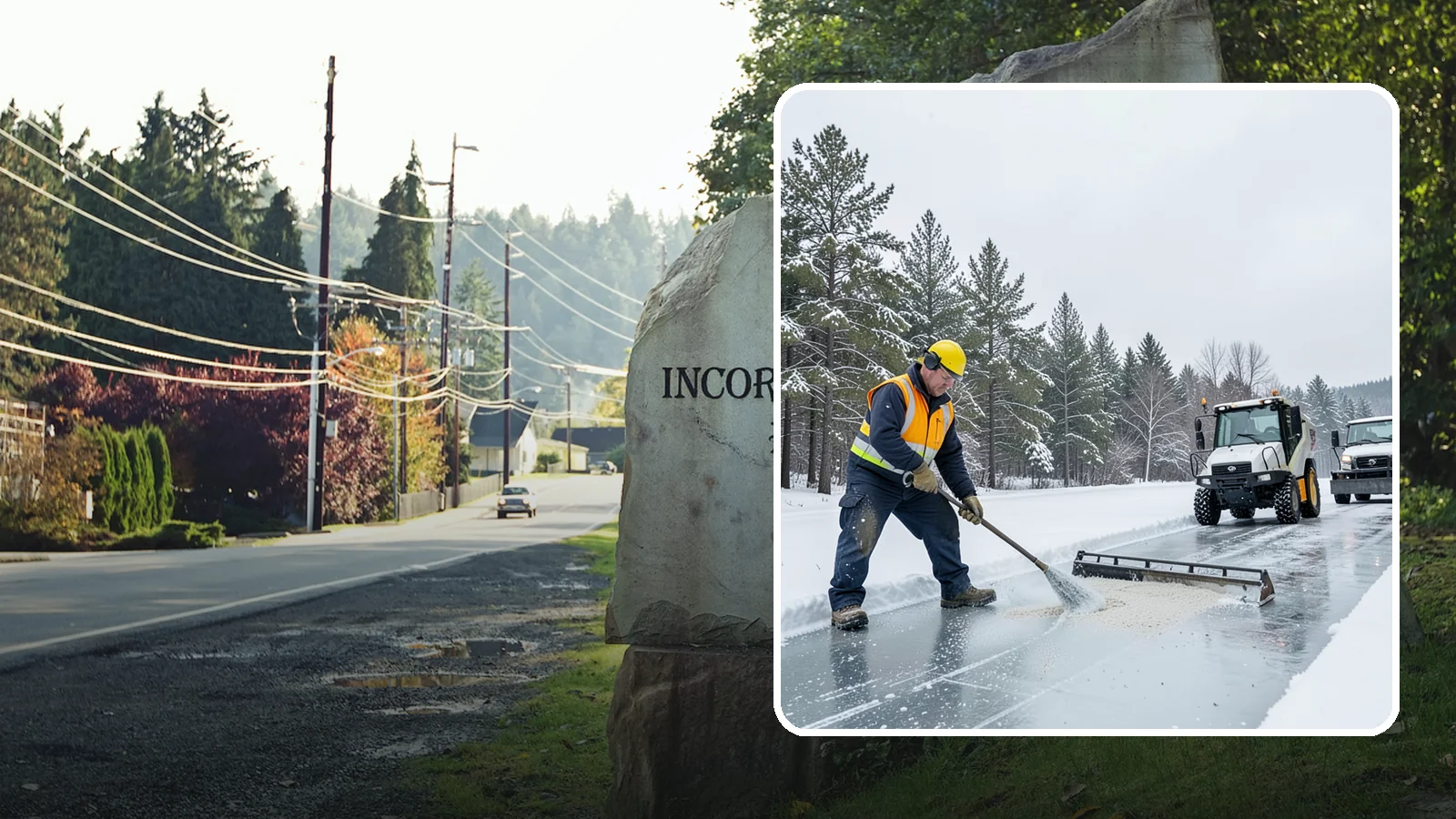 Pretreatment Services in Wilkeson, Pierce County, WA - Pretreatment services lay down deicer before a freeze so ice never gets a chance to bond to your pavement.