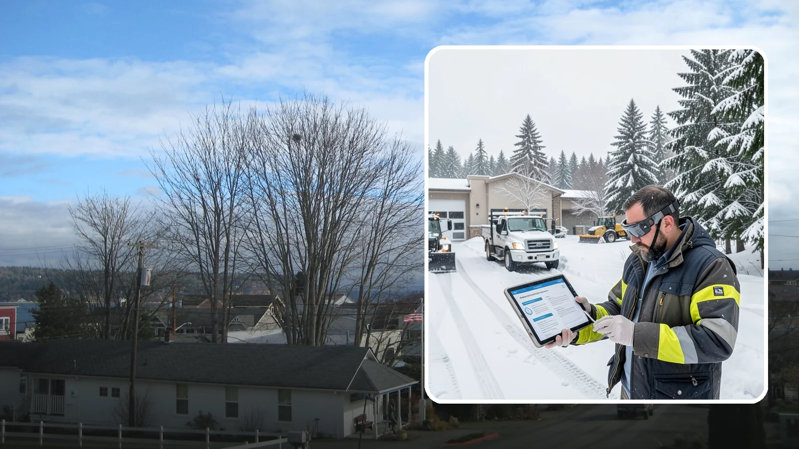 Priority Snow Service in Langley, Island County, WA - Front-of-the-line dispatch that puts your property at the top of the route when every crew is in demand.
