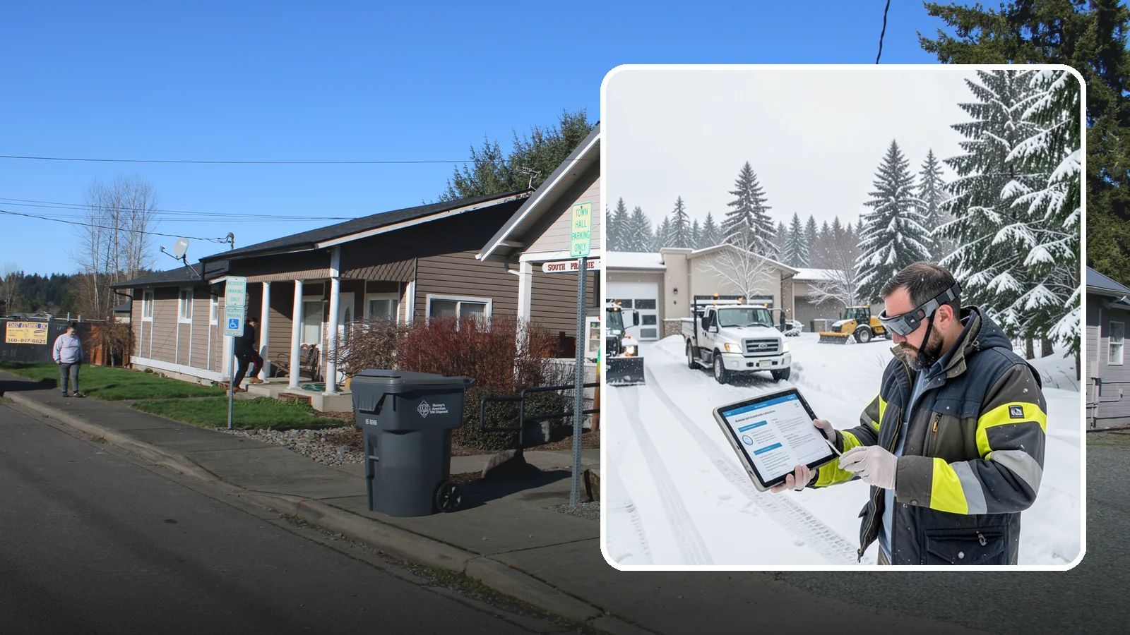 Priority Snow Service in South Prairie, Pierce County, WA - Front-of-the-line dispatch that puts your property at the top of the route when every crew is in demand.