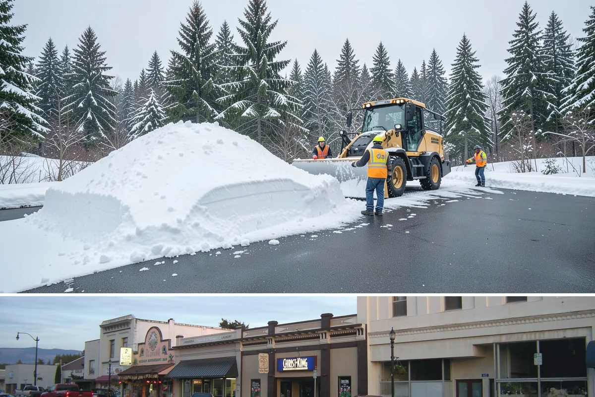 Private Road Snow Removal in Burlington, Skagit County, WA - Set up a private-road contract before December, since foothill roads can hold snow long after Seattle streets are bare.