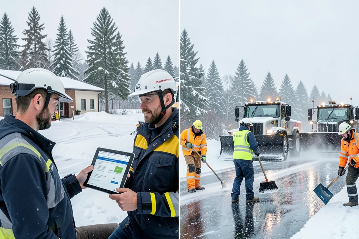 Private Road Snow Removal in Concrete, Skagit County, WA - Stake the road edges to guide plowing on the running surface