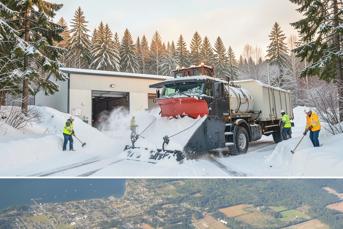 Private Road Snow Removal in Coupeville, Island County, WA - Set up a private-road contract before December, since foothill roads can hold snow long after Seattle streets are bare.