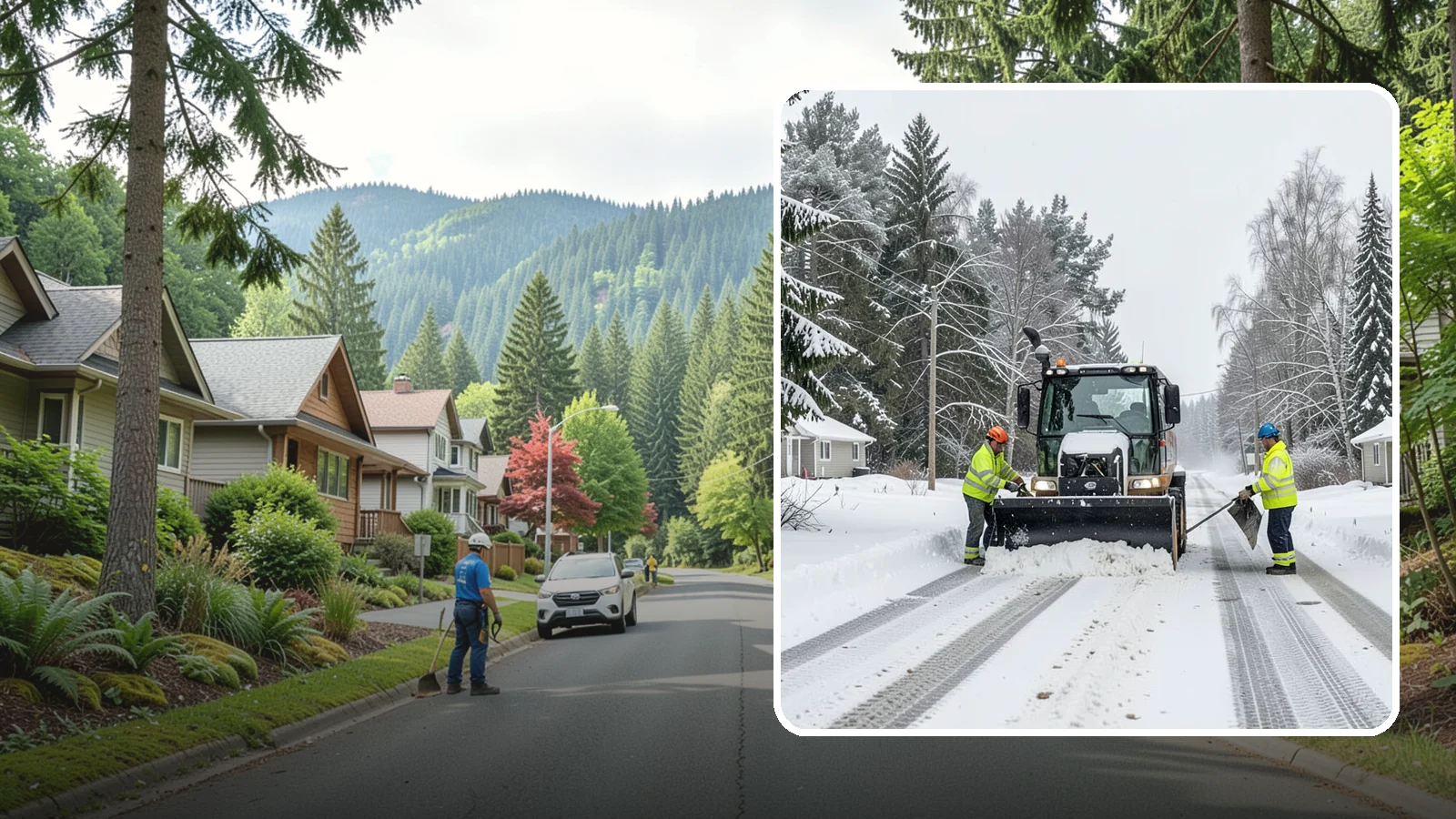 Private Road Snow Removal in Darrington, Snohomish County, WA - Plowing of private roads and shared lanes that no public agency maintains, keeping rural and gated access open.