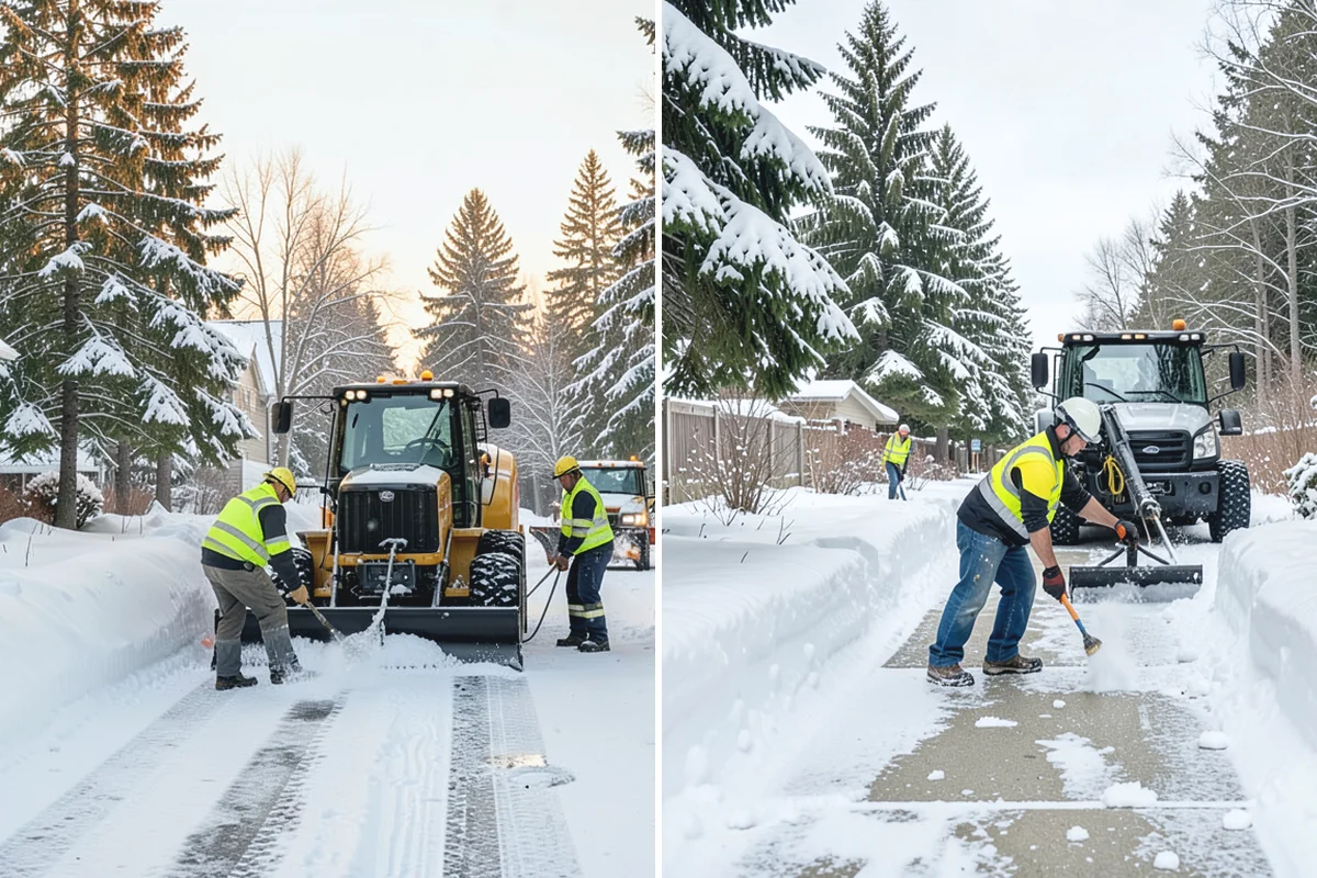 Private Road Snow Removal in Darrington, Snohomish County, WA - Stake the road edges to guide plowing on the running surface