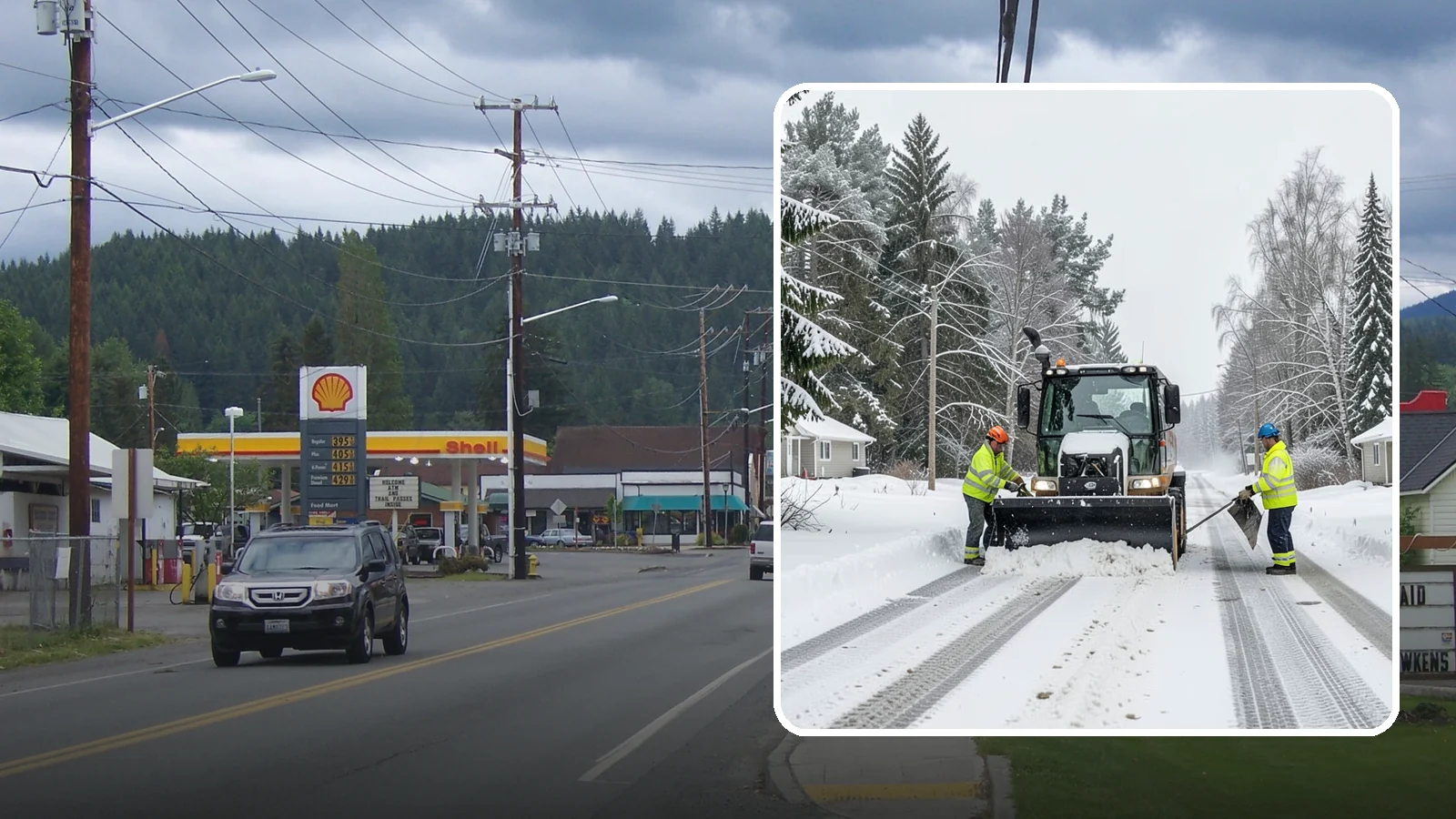 Private Road Snow Removal in Granite Falls, Snohomish County, WA - Plowing of private roads and shared lanes that no public agency maintains, keeping rural and gated access open.