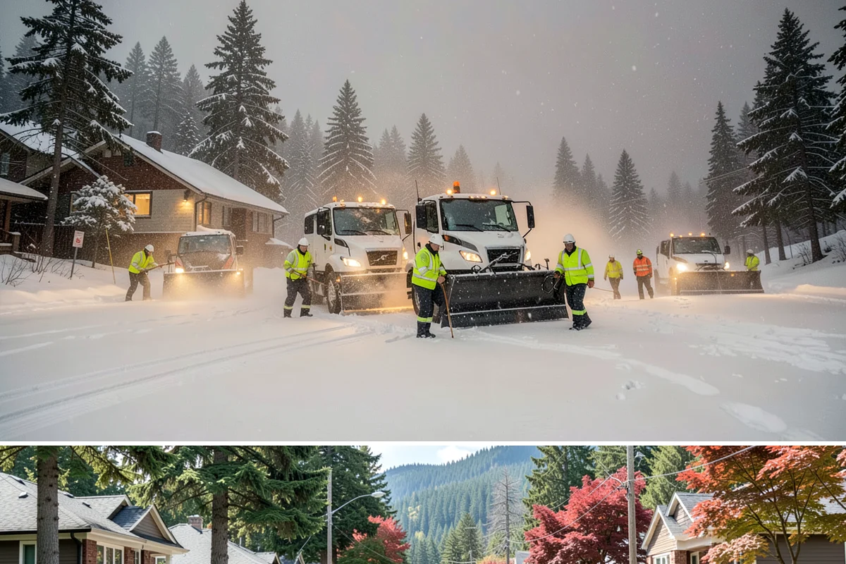 Private Road Snow Removal in Hunts Point, King County, WA - Set up a private-road contract before December, since foothill roads can hold snow long after Seattle streets are bare.