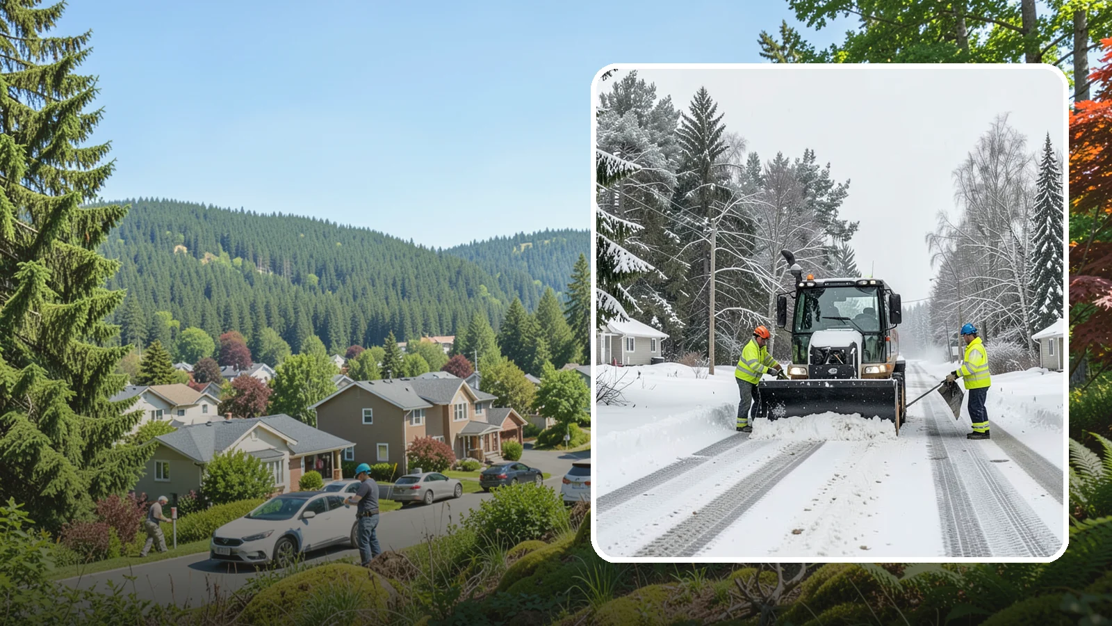 Private Road Snow Removal in Index, Snohomish County, WA - Plowing of private roads and shared lanes that no public agency maintains, keeping rural and gated access open.