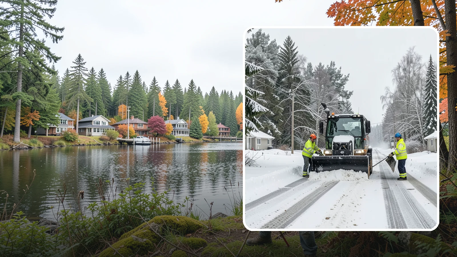 Private Road Snow Removal in La Conner, Skagit County, WA - Plowing of private roads and shared lanes that no public agency maintains, keeping rural and gated access open.