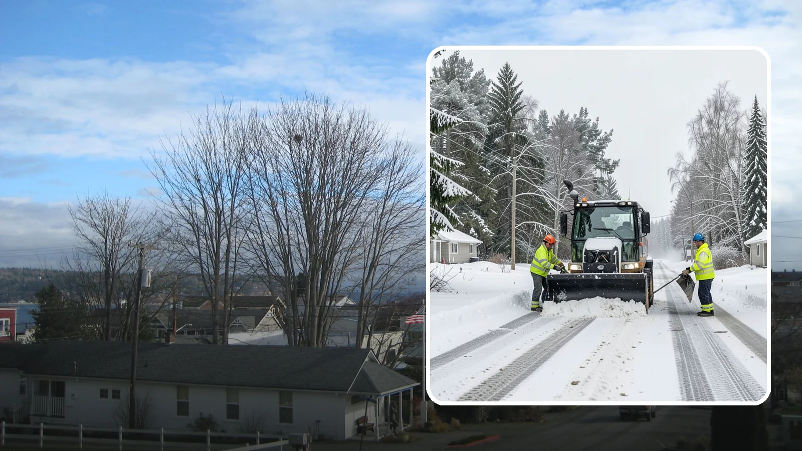 Private Road Snow Removal in Langley, Island County, WA - Plowing of private roads and shared lanes that no public agency maintains, keeping rural and gated access open.