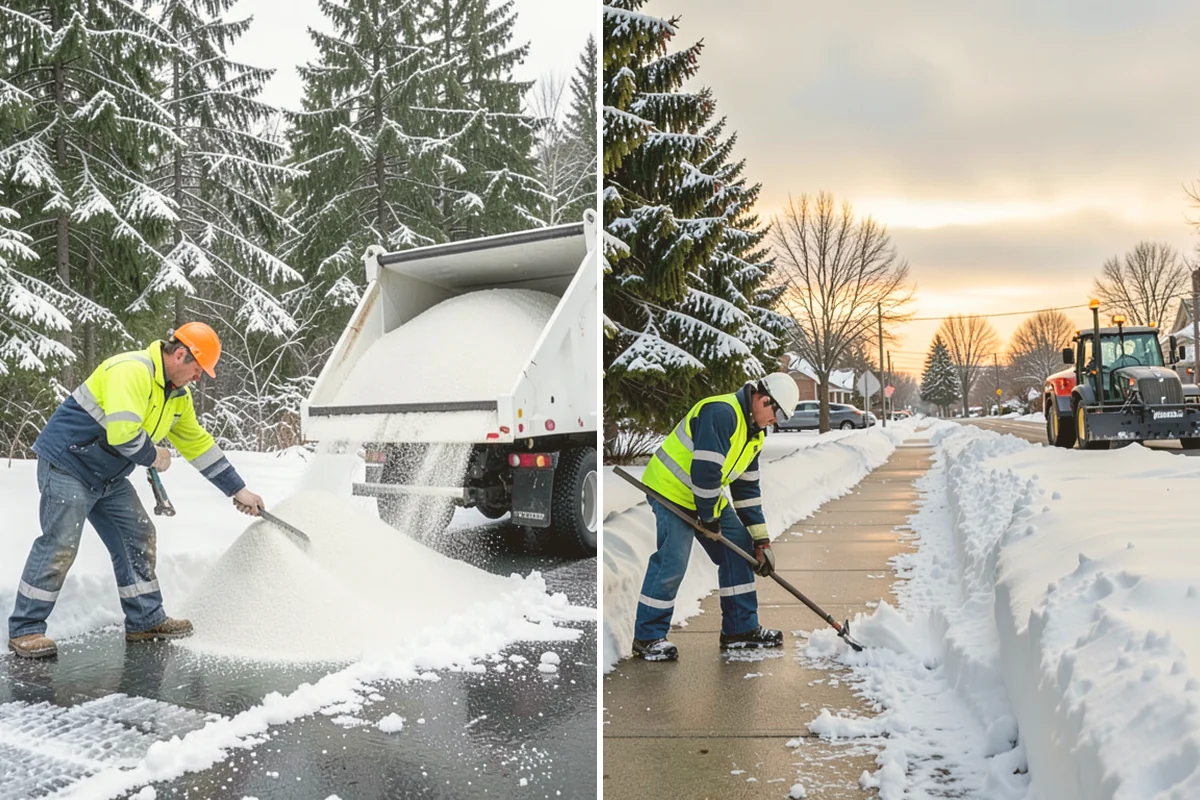 Private Road Snow Removal in Langley, Island County, WA - Stake the road edges to guide plowing on the running surface