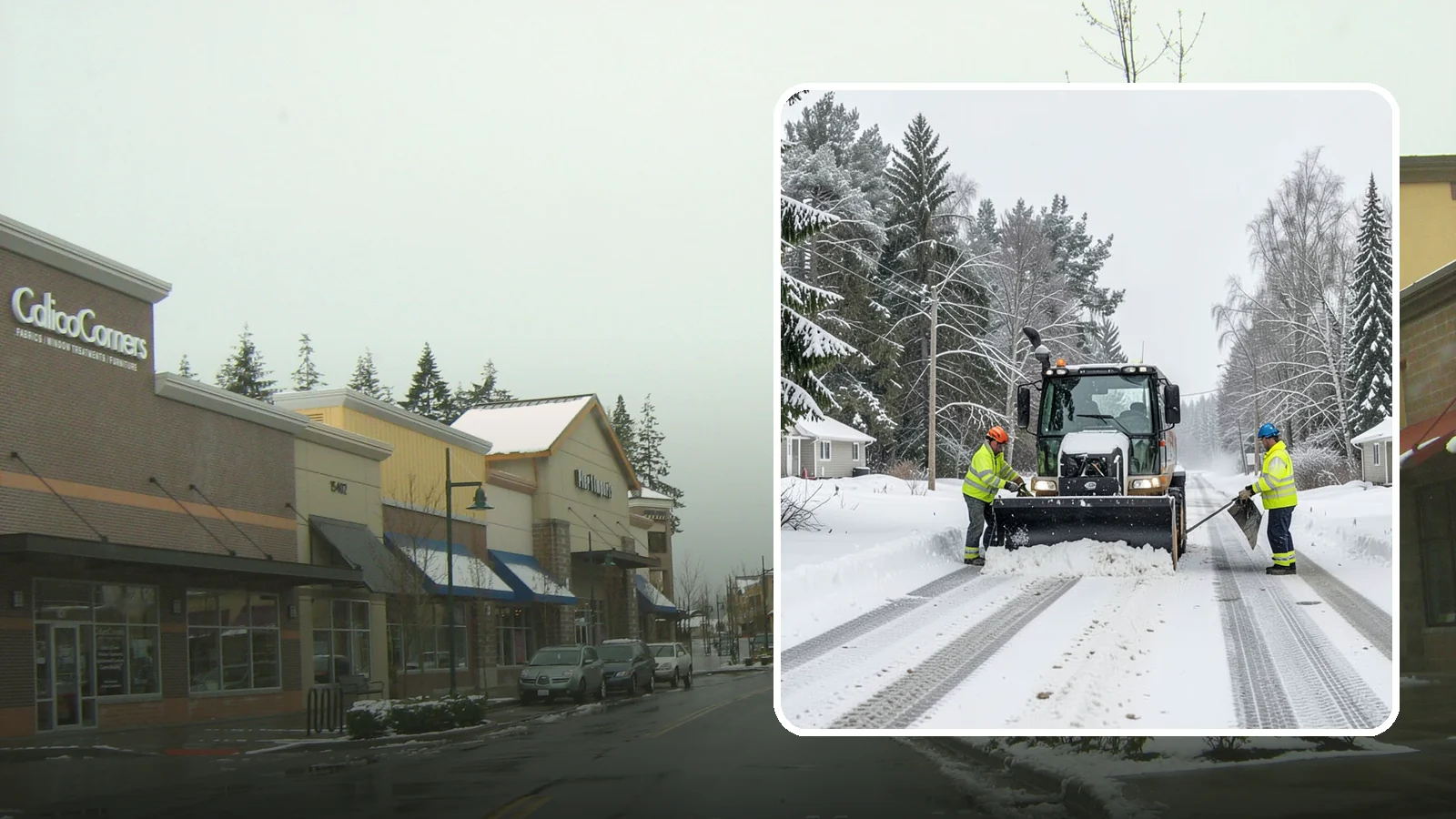 Private Road Snow Removal in Mill Creek, Snohomish County, WA - Plowing of private roads and shared lanes that no public agency maintains, keeping rural and gated access open.
