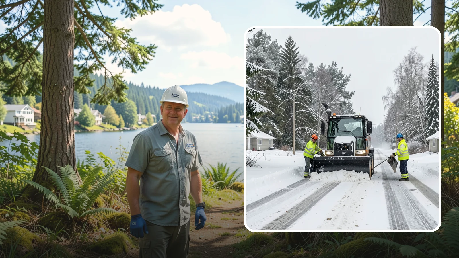 Private Road Snow Removal in Milton, King County, WA - Plowing of private roads and shared lanes that no public agency maintains, keeping rural and gated access open.
