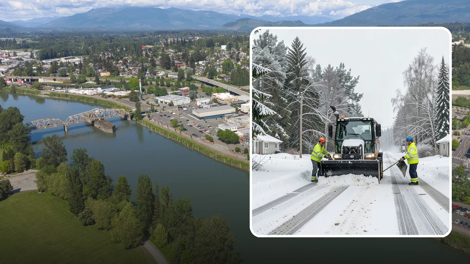 Private Road Snow Removal in Mount Vernon, Skagit County, WA - Plowing of private roads and shared lanes that no public agency maintains, keeping rural and gated access open.