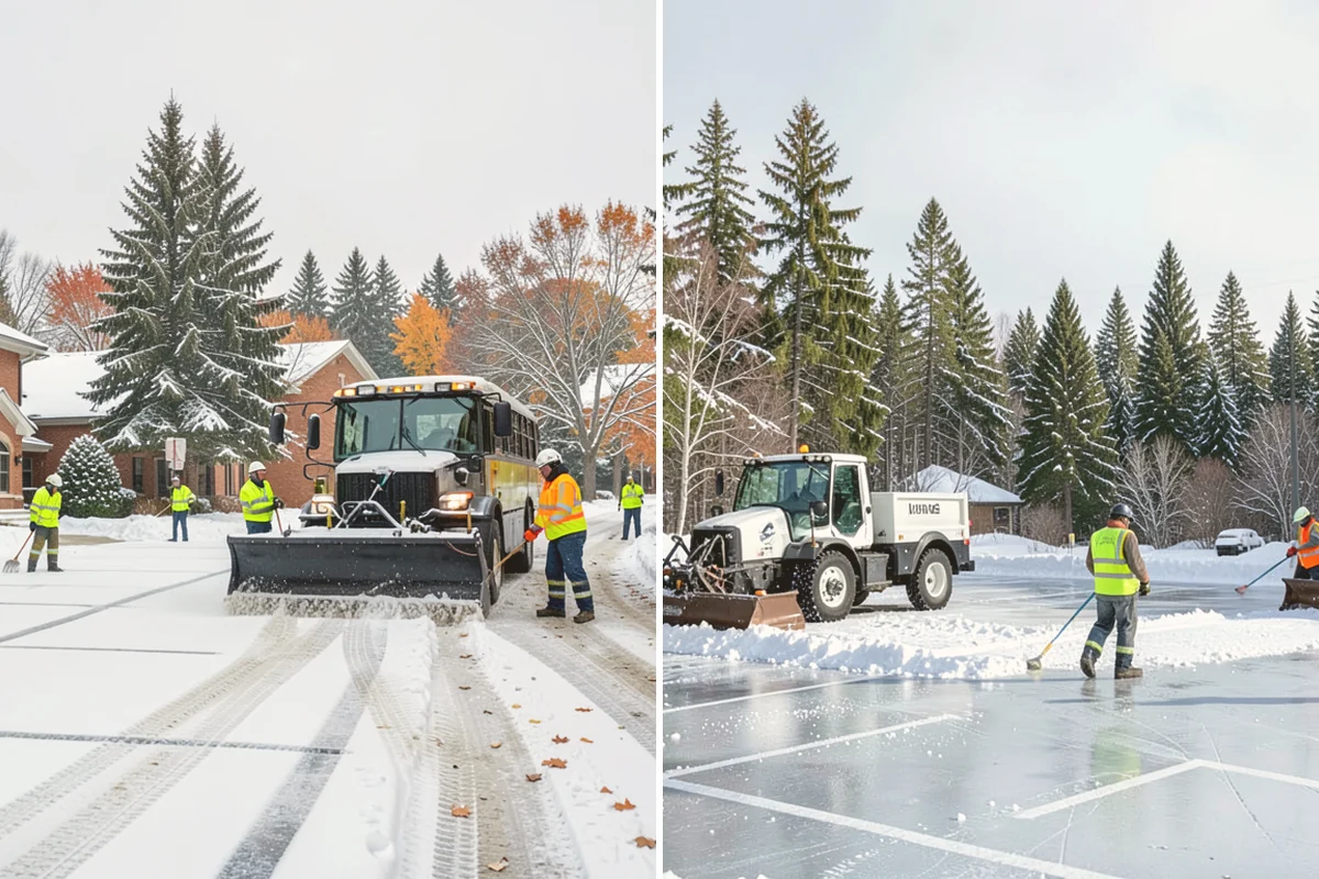 Private Road Snow Removal in Mount Vernon, Skagit County, WA - Stake the road edges to guide plowing on the running surface