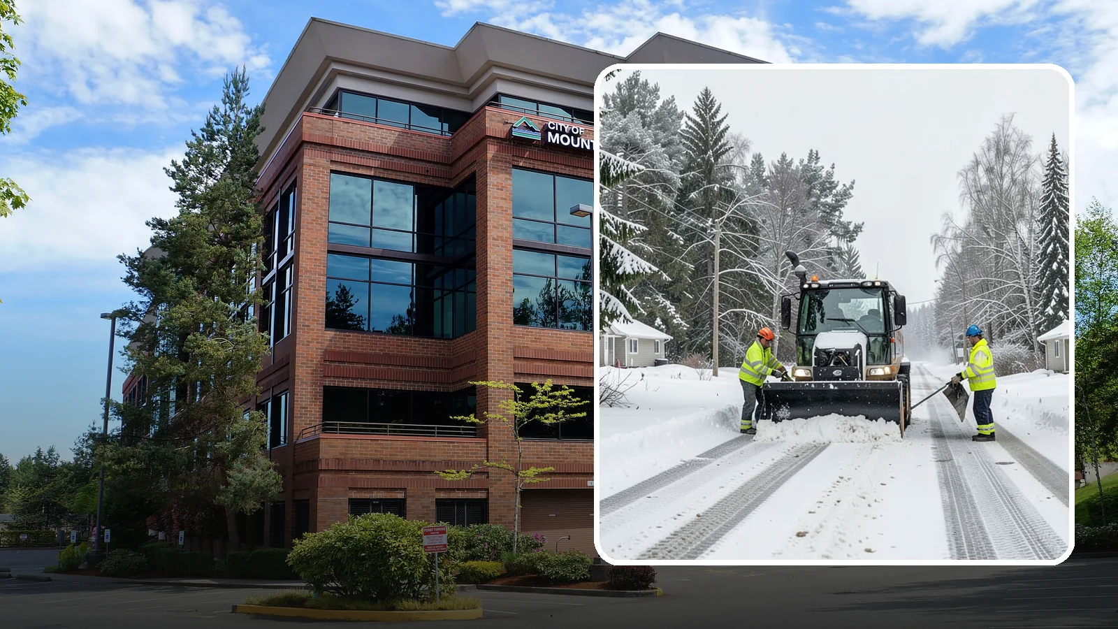 Private Road Snow Removal in Mountlake Terrace, Snohomish County, WA - Plowing of private roads and shared lanes that no public agency maintains, keeping rural and gated access open.