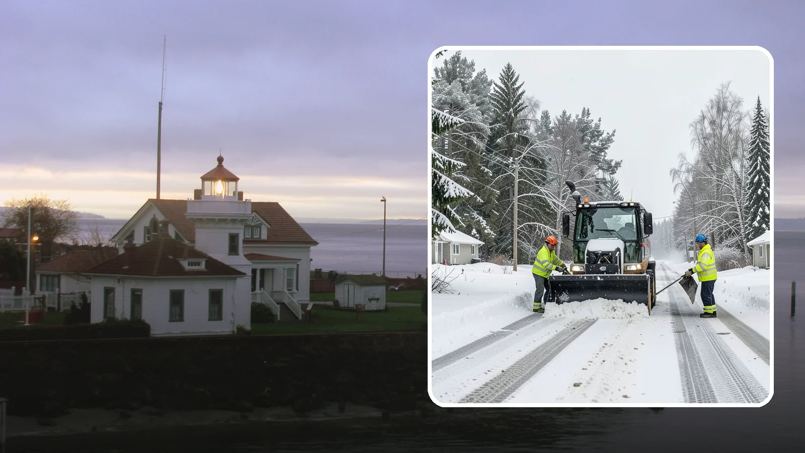 Private Road Snow Removal in Mukilteo, Snohomish County, WA - Plowing of private roads and shared lanes that no public agency maintains, keeping rural and gated access open.