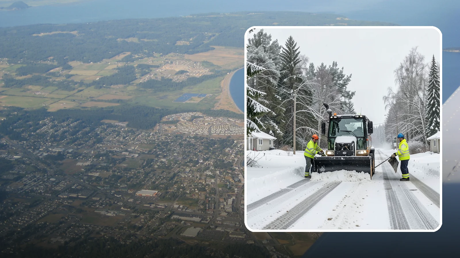 Private Road Snow Removal in Oak Harbor, Island County, WA - Plowing of private roads and shared lanes that no public agency maintains, keeping rural and gated access open.