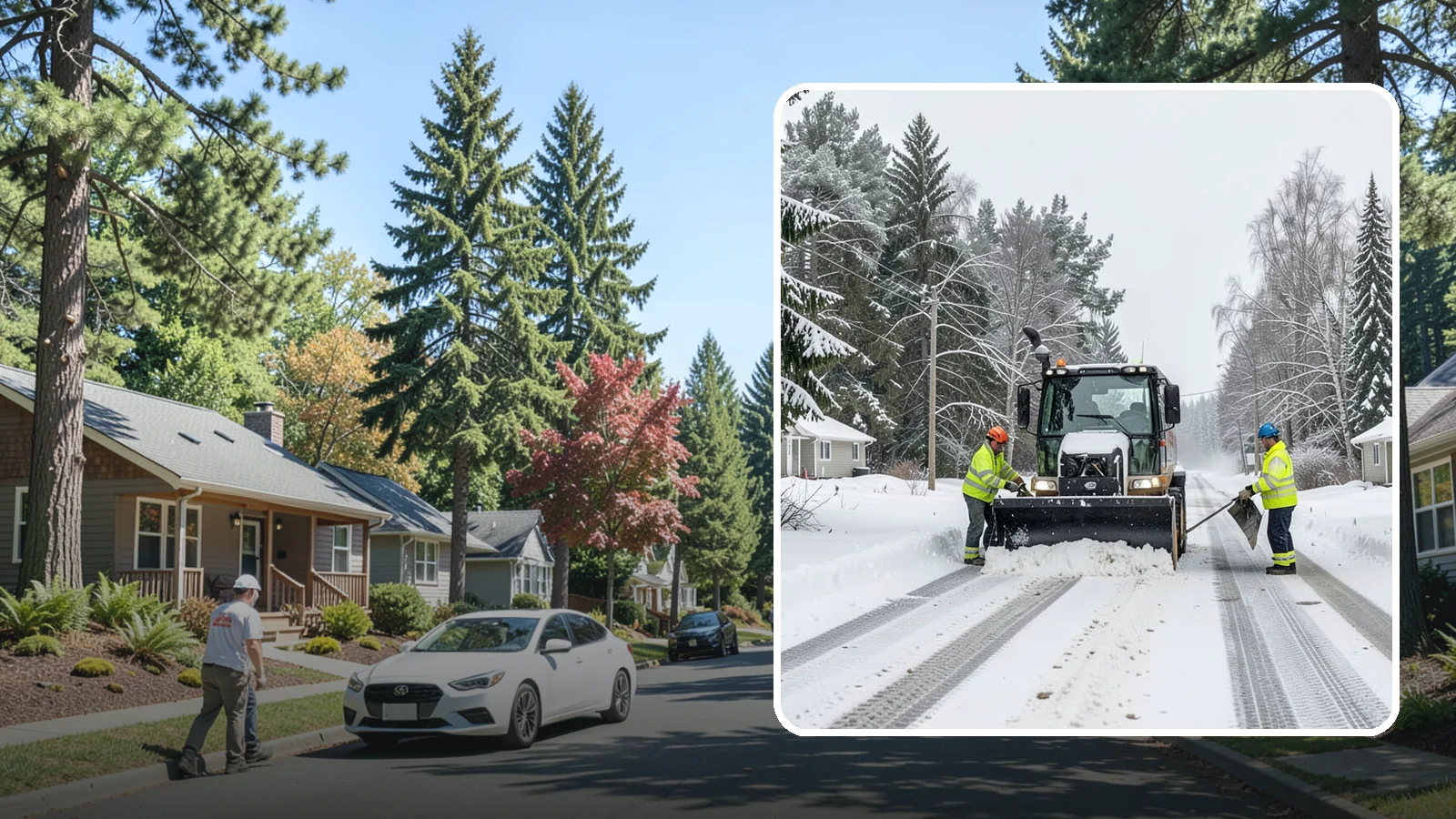 Private Road Snow Removal in Orting, Pierce County, WA - Plowing of private roads and shared lanes that no public agency maintains, keeping rural and gated access open.