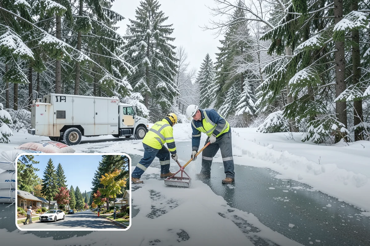 Private Road Snow Removal in Orting, Pierce County, WA - Maintains access on roads no public agency will plow