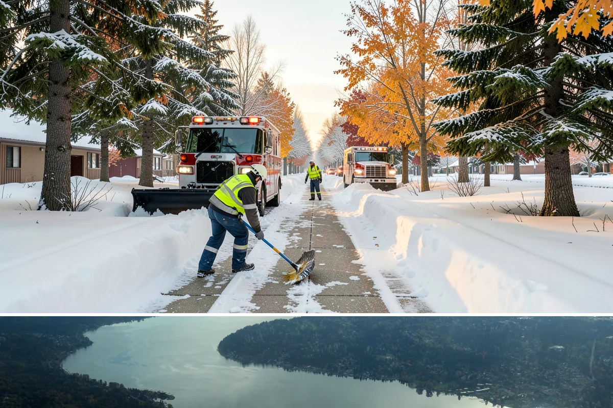 Private Road Snow Removal in Sammamish, King County, WA - Set up a private-road contract before December, since foothill roads can hold snow long after Seattle streets are bare.