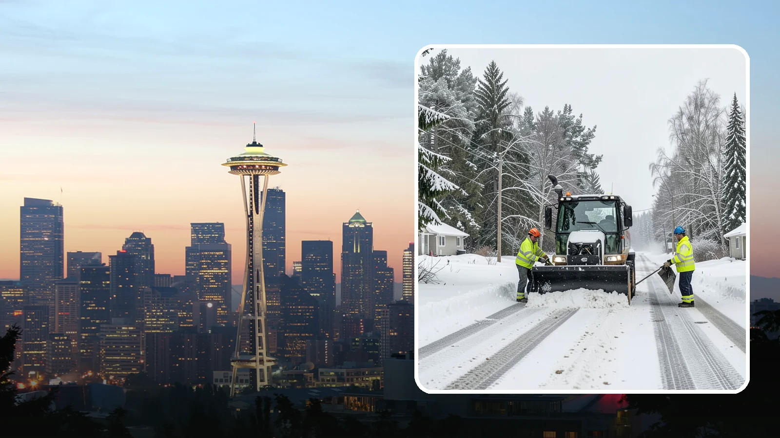Private Road Snow Removal in Seattle, King County, WA - Plowing of private roads and shared lanes that no public agency maintains, keeping rural and gated access open.