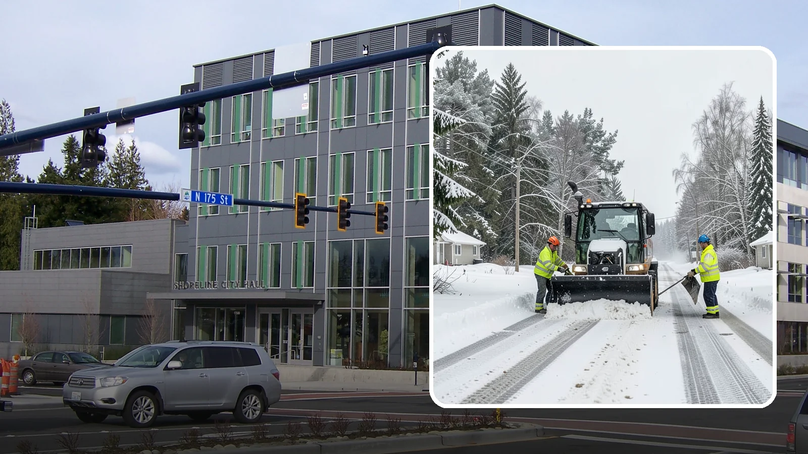 Private Road Snow Removal in Shoreline, King County, WA - Plowing of private roads and shared lanes that no public agency maintains, keeping rural and gated access open.