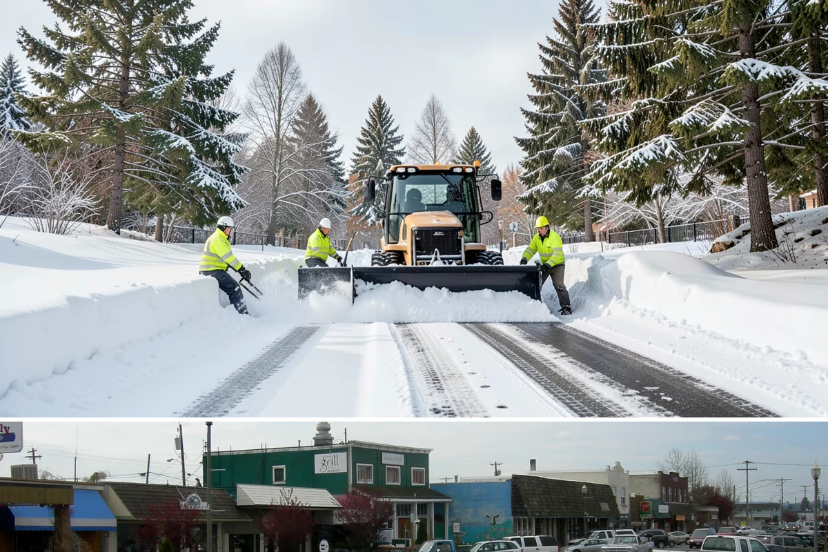 Private Road Snow Removal in Stanwood, Snohomish County, WA - Set up a private-road contract before December, since foothill roads can hold snow long after Seattle streets are bare.
