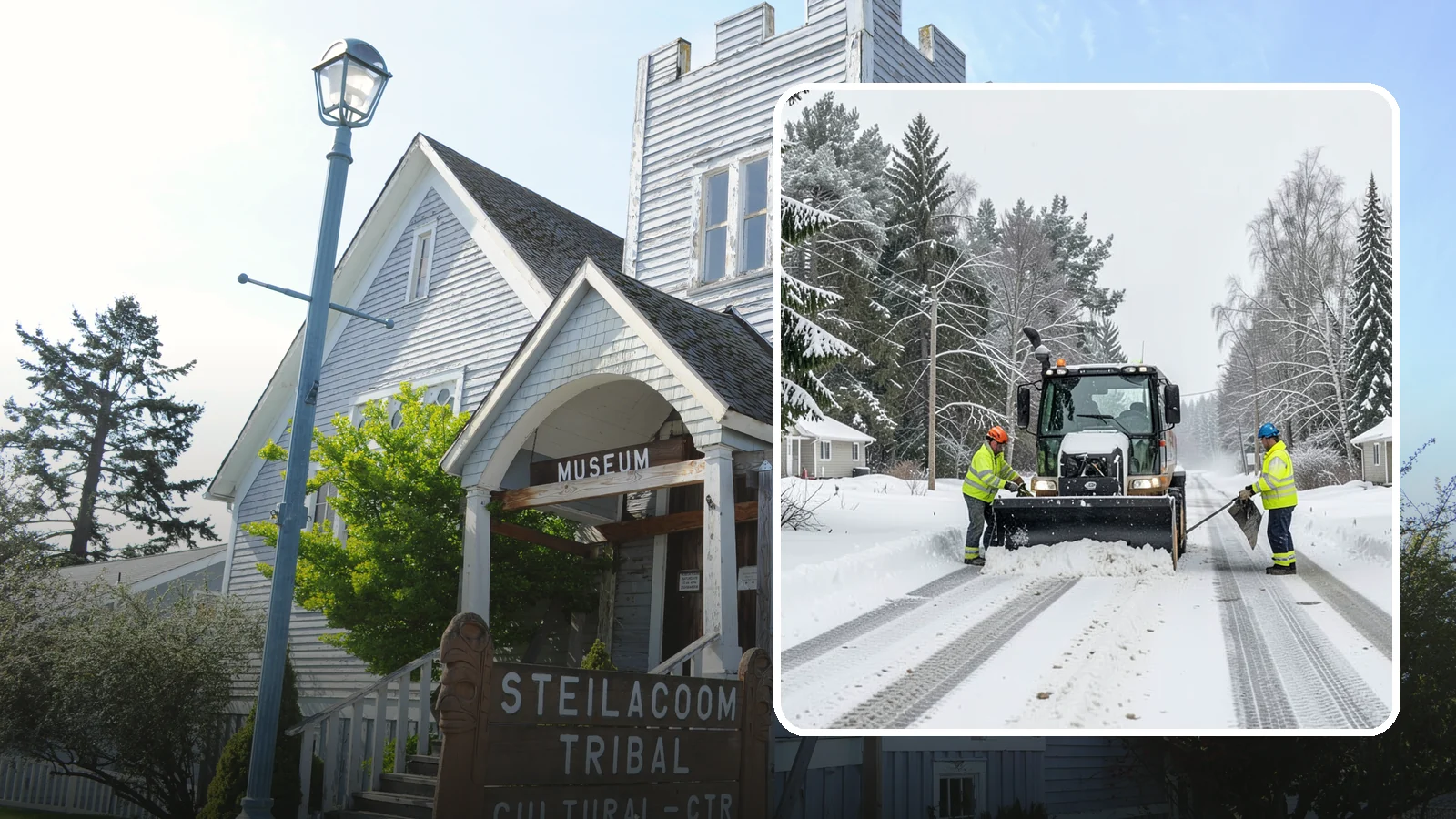 Private Road Snow Removal in Steilacoom, Pierce County, WA - Plowing of private roads and shared lanes that no public agency maintains, keeping rural and gated access open.