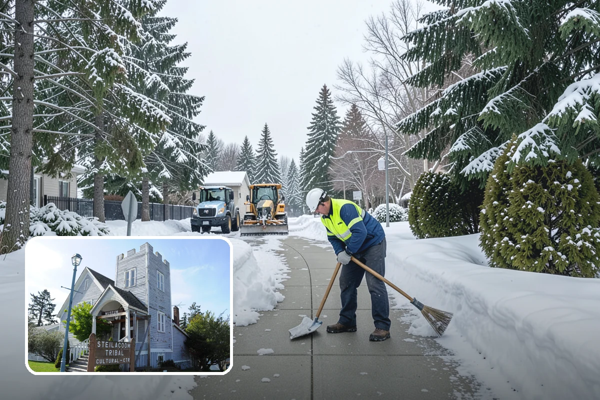 Private Road Snow Removal in Steilacoom, Pierce County, WA - Maintains access on roads no public agency will plow