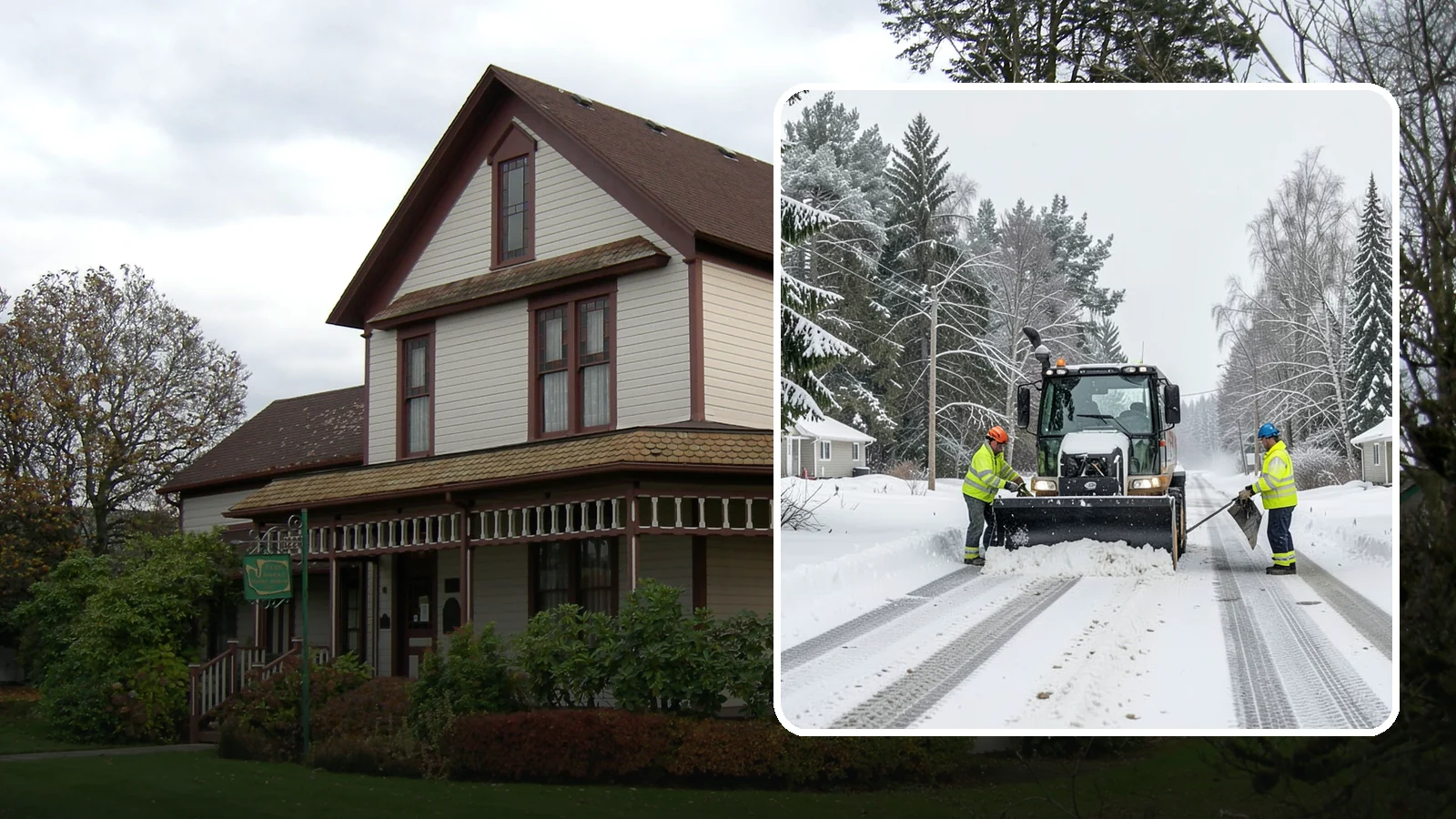 Private Road Snow Removal in Sumner, Pierce County, WA - Plowing of private roads and shared lanes that no public agency maintains, keeping rural and gated access open.