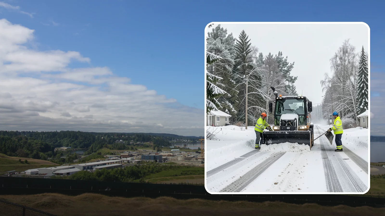 Private Road Snow Removal in University Place, Pierce County, WA - Plowing of private roads and shared lanes that no public agency maintains, keeping rural and gated access open.