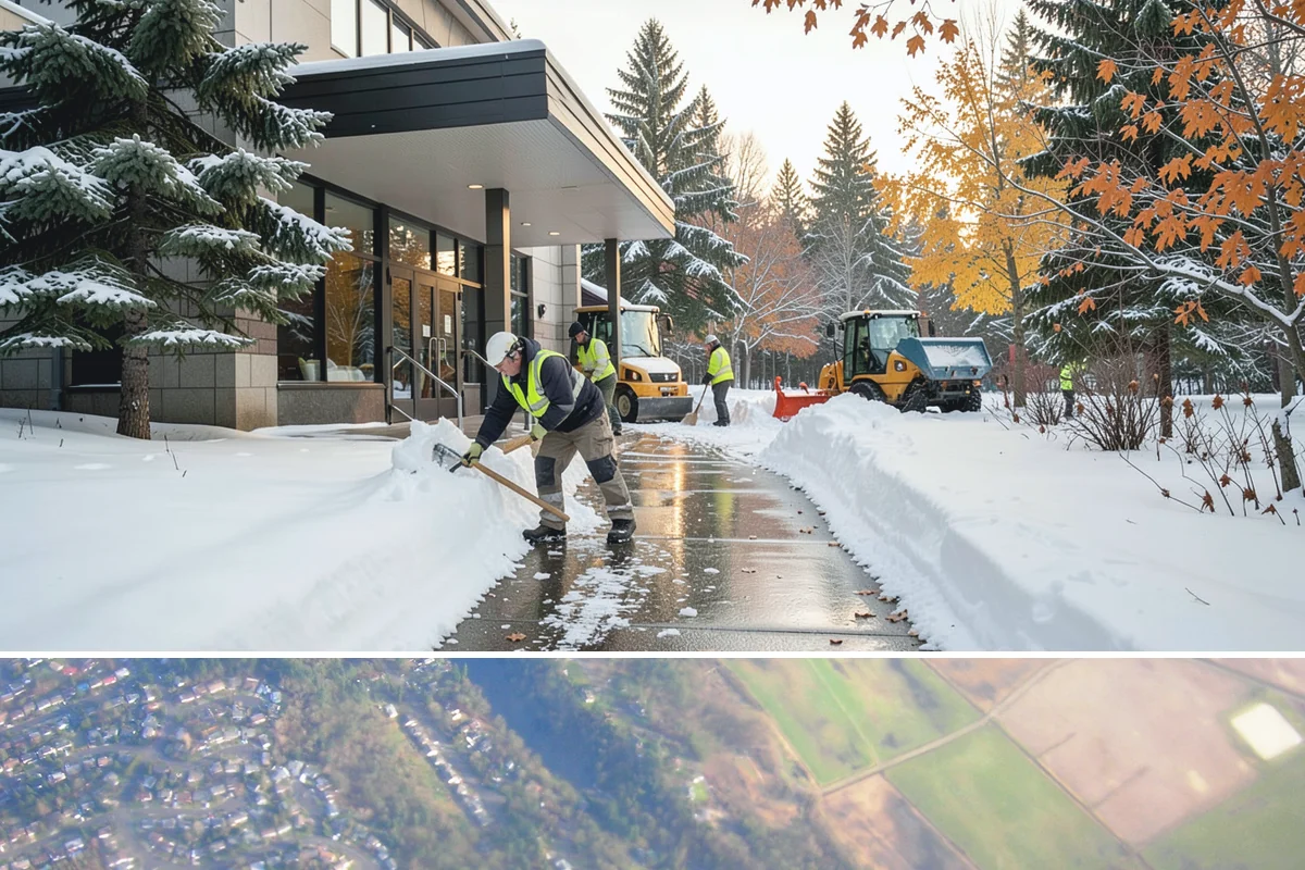 Property Management Deicing in Algona, King County, WA - Coverage spans the winter across every managed site, with coordinated portfolio-wide readiness during each lowland freezing-rain...