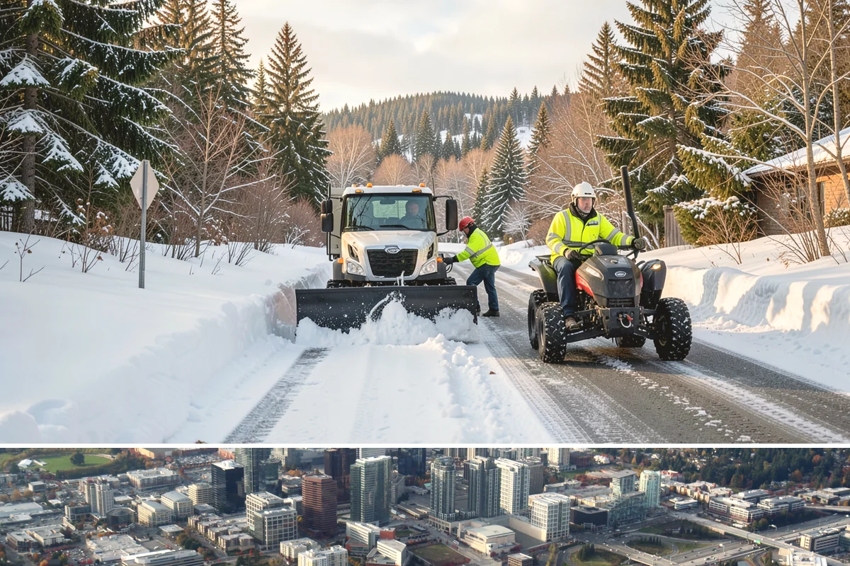 Property Management Deicing in Bellevue, King County, WA - Coverage spans the winter across every managed site, with coordinated portfolio-wide readiness during each lowland freezing-rain...